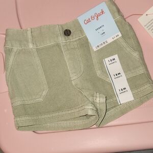 Cat & Jack Olive Green Toddler Shorts